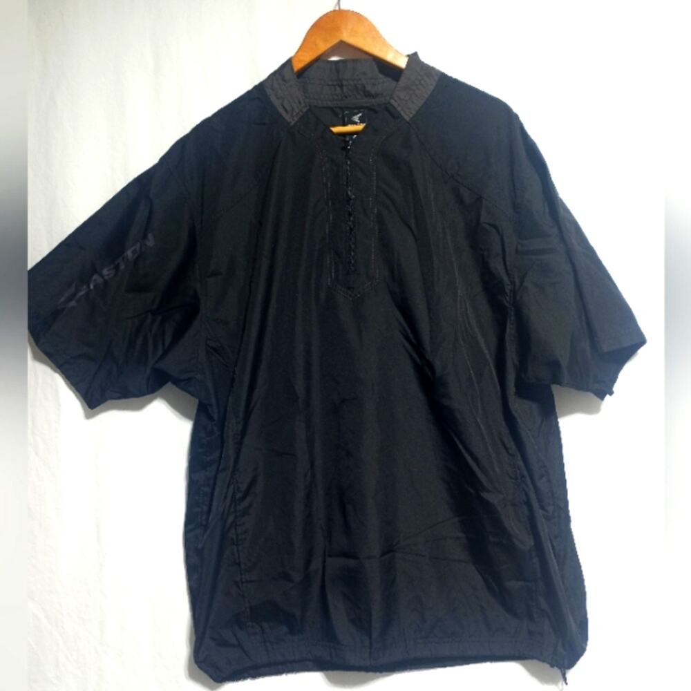 Easton Men's Black Baseball Warm Up Quarter Zip Shirt Black Size XL